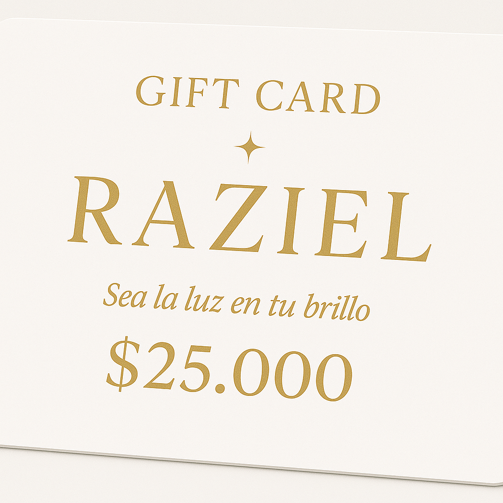 Regala brillo, elegancia y significado con una Gift Card Raziel 💫