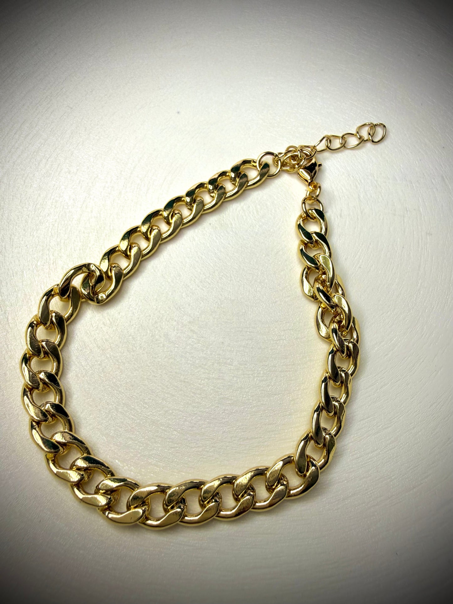 Pulsera Golden Chain Bold (Baño de Oro 18K)