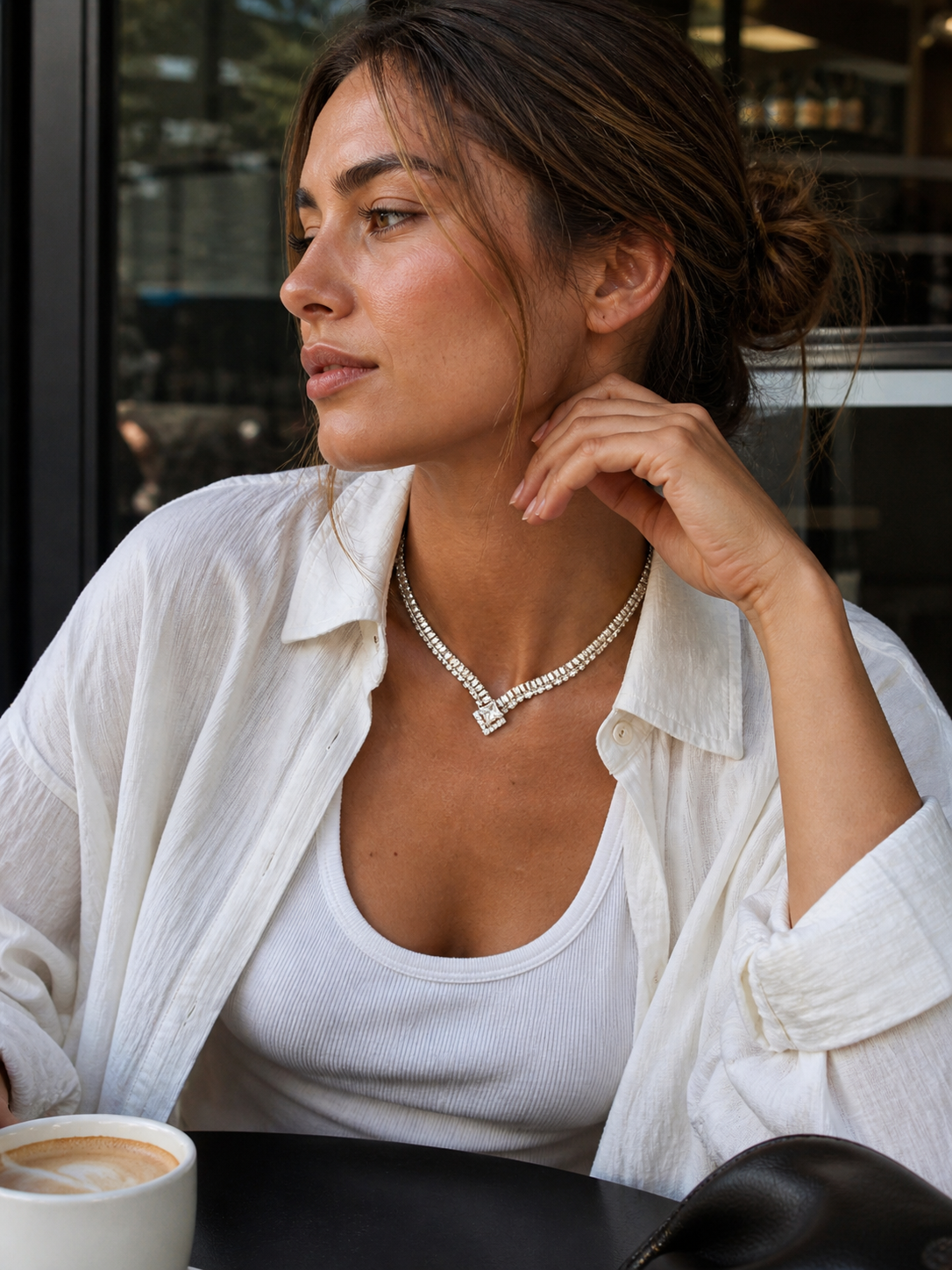 Collar Luxury Shine Square (Plata 925)