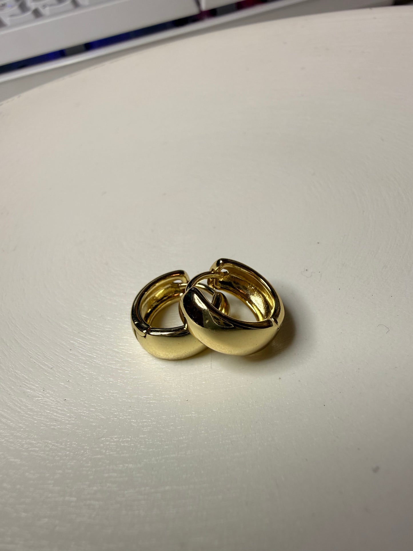 Aros Solstice Mini — Baño de Oro 18K