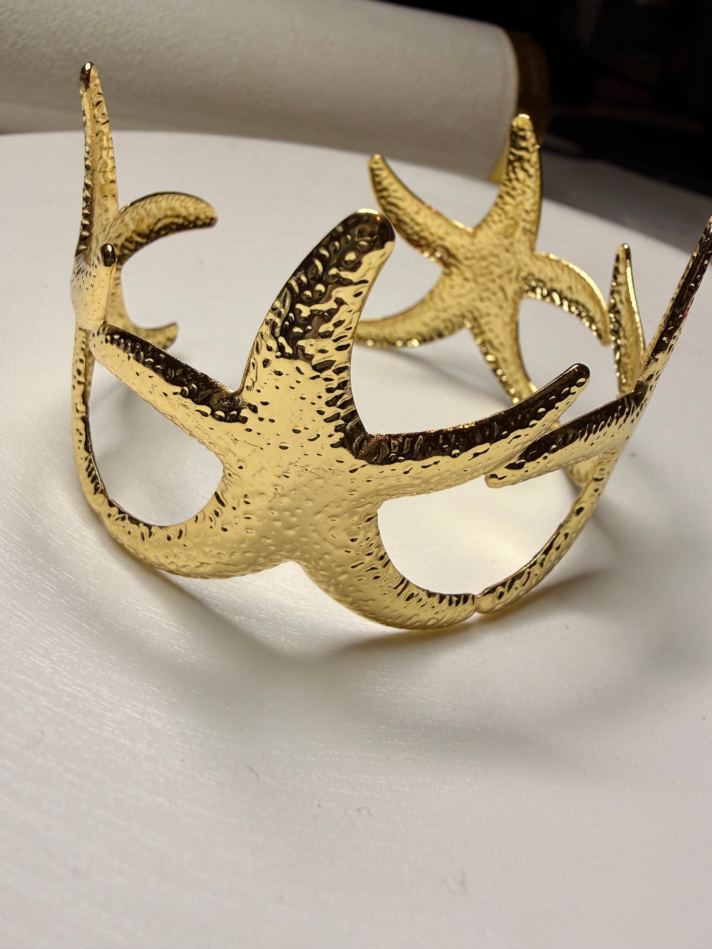 Brazalete Estrella Marina – Baño de Oro 18K