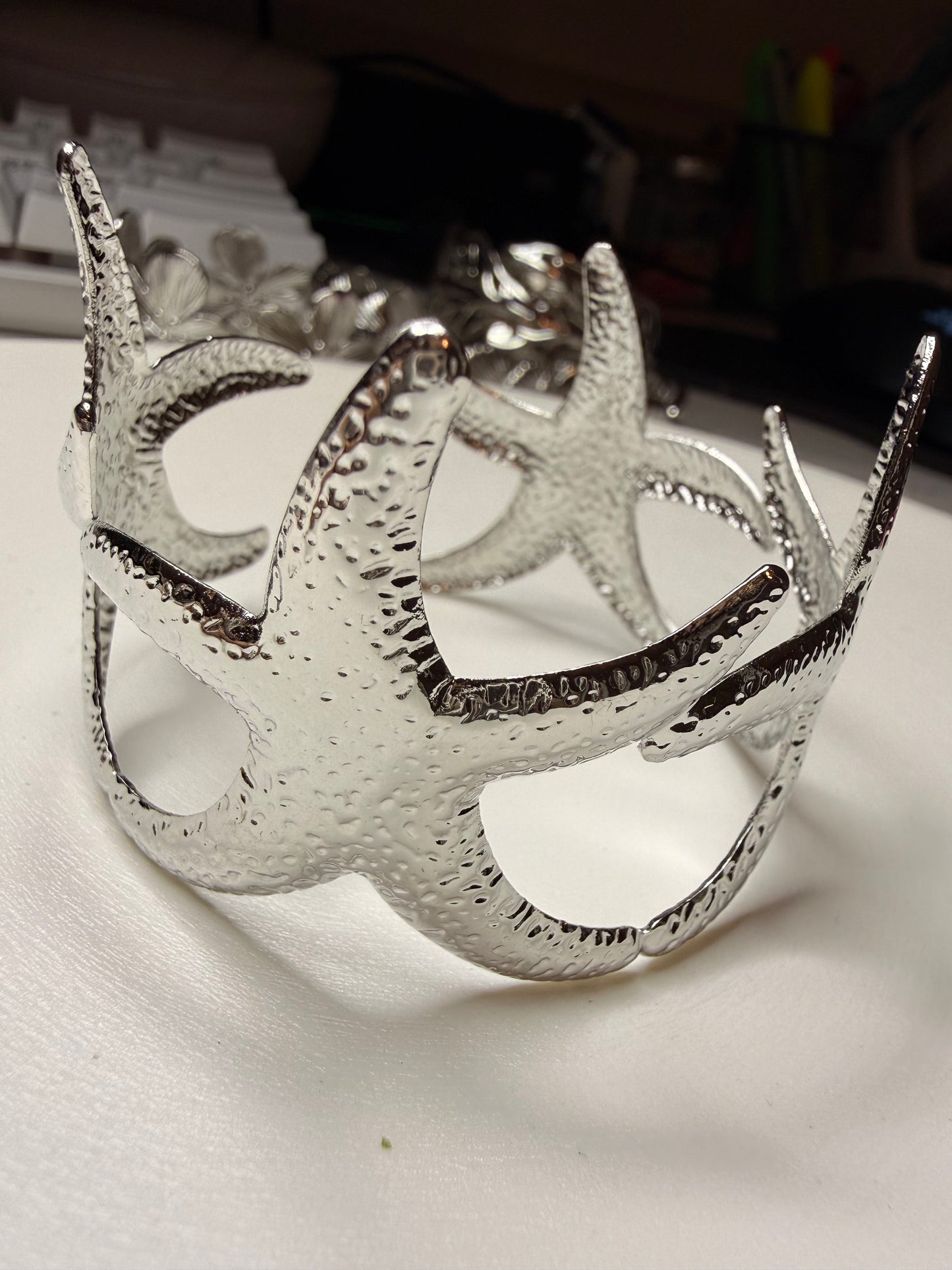 Brazalete Estrella Marina – Baño de Plata