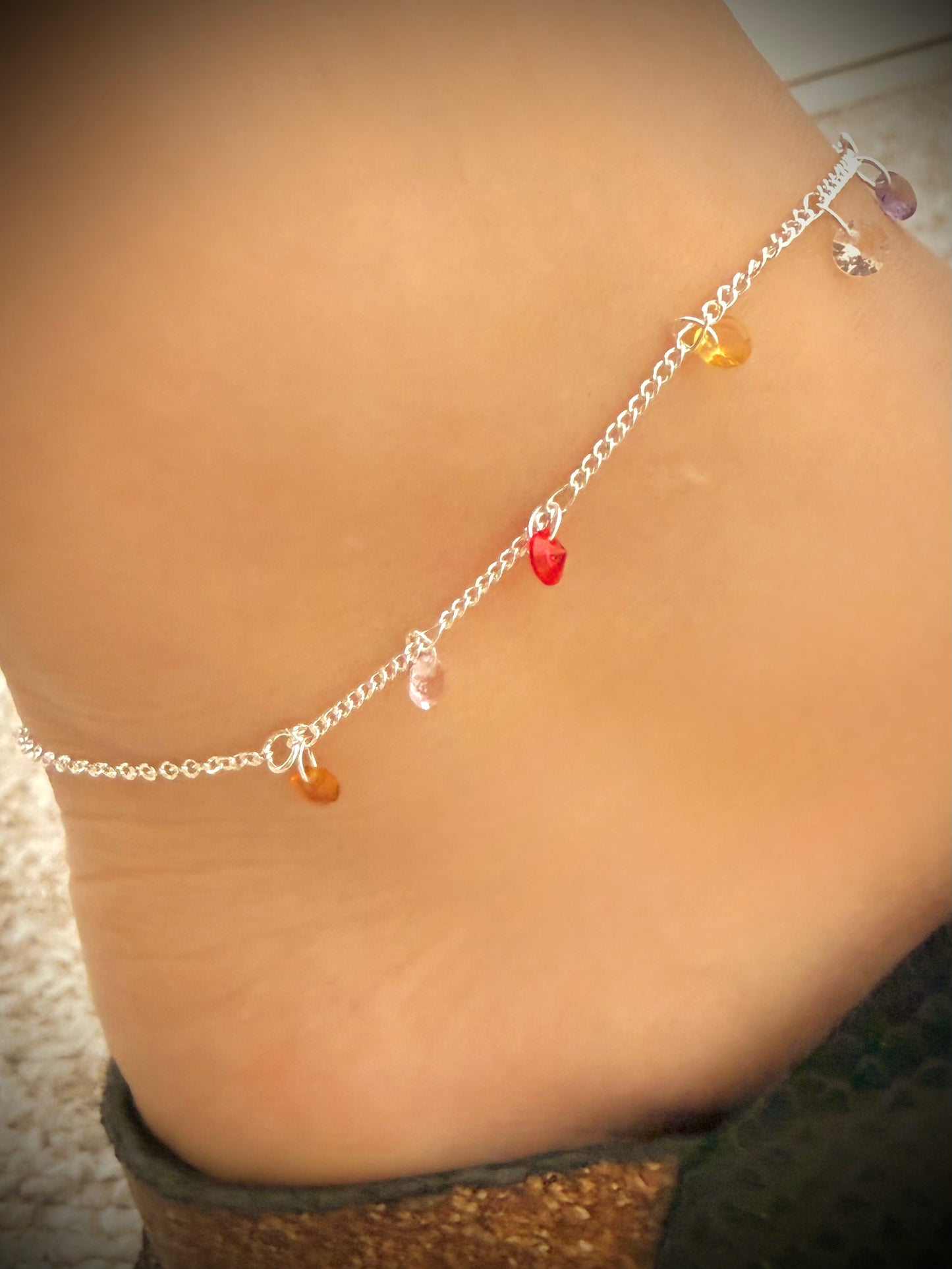 Tobillera “Brillo Eterno” Plata 925