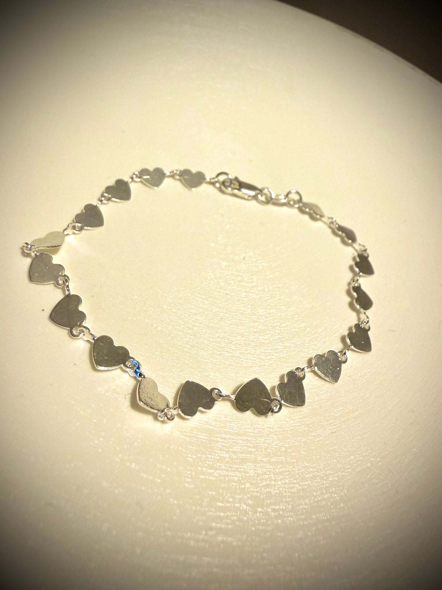 Pulsera “Corazones Eternos” Plata 925