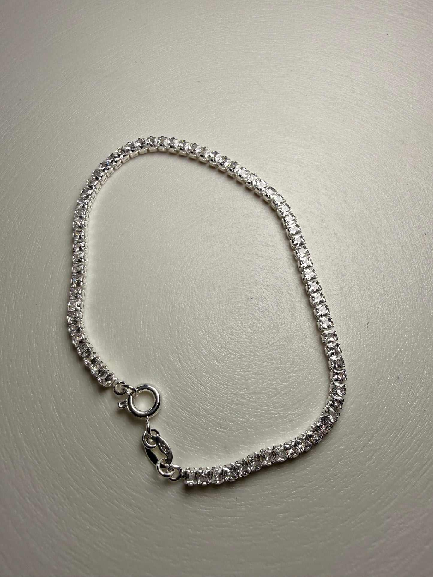 Pulsera Tennis Clásica – Plata 925