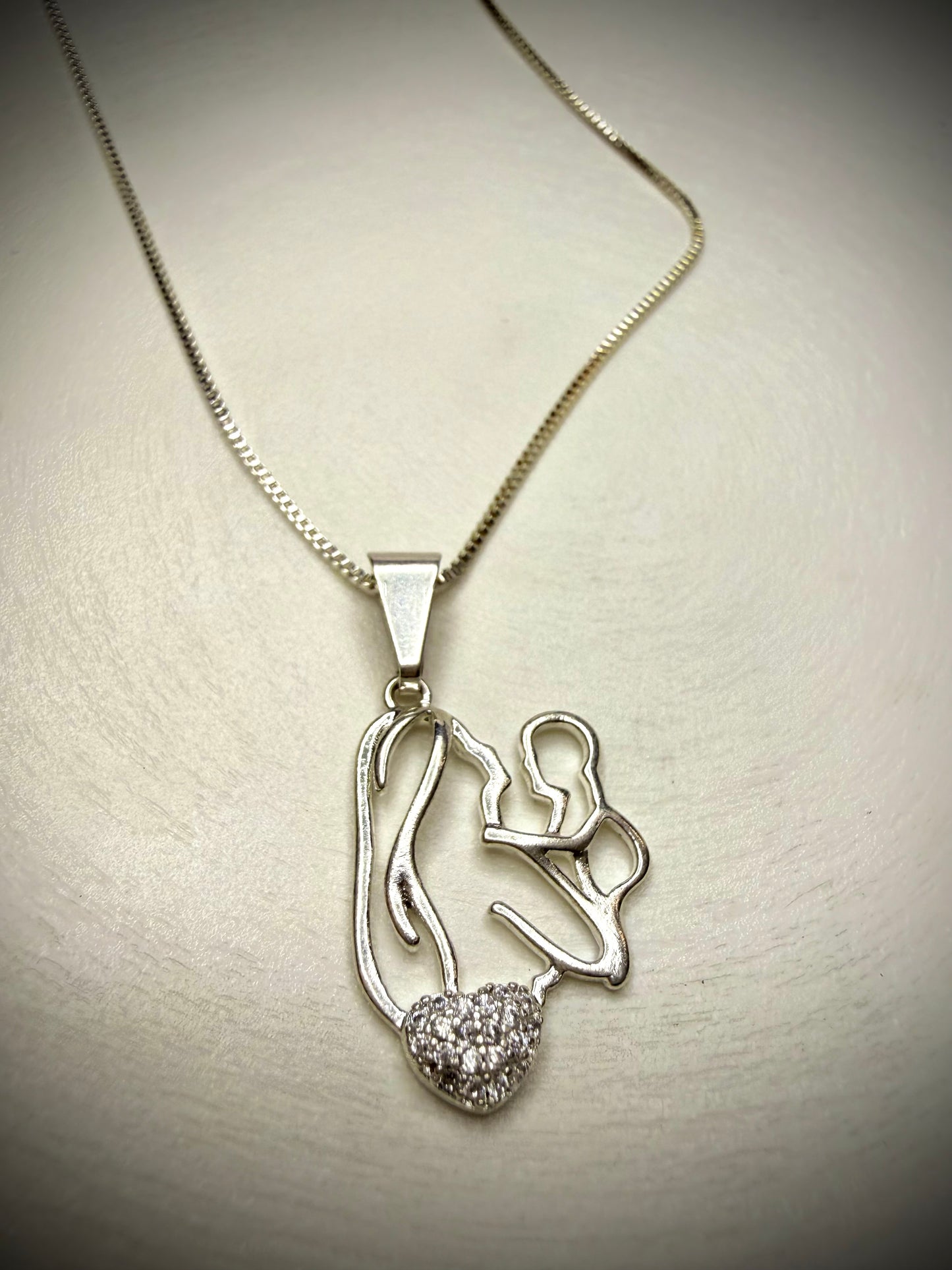 Collar Mamá Amor Infinito (Plata 925)
