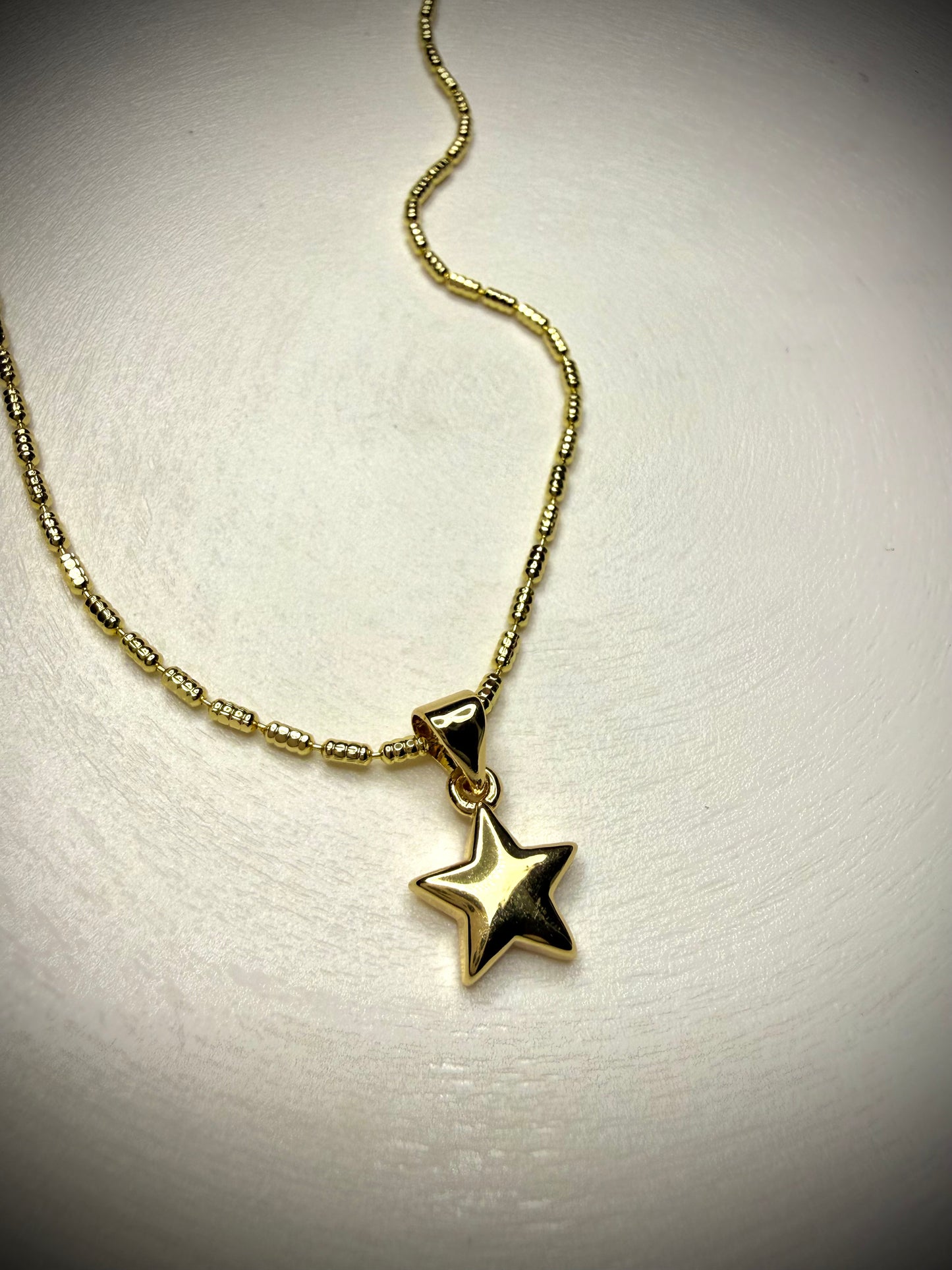 Collar Estrella Minimal (Baño de Oro 18K)