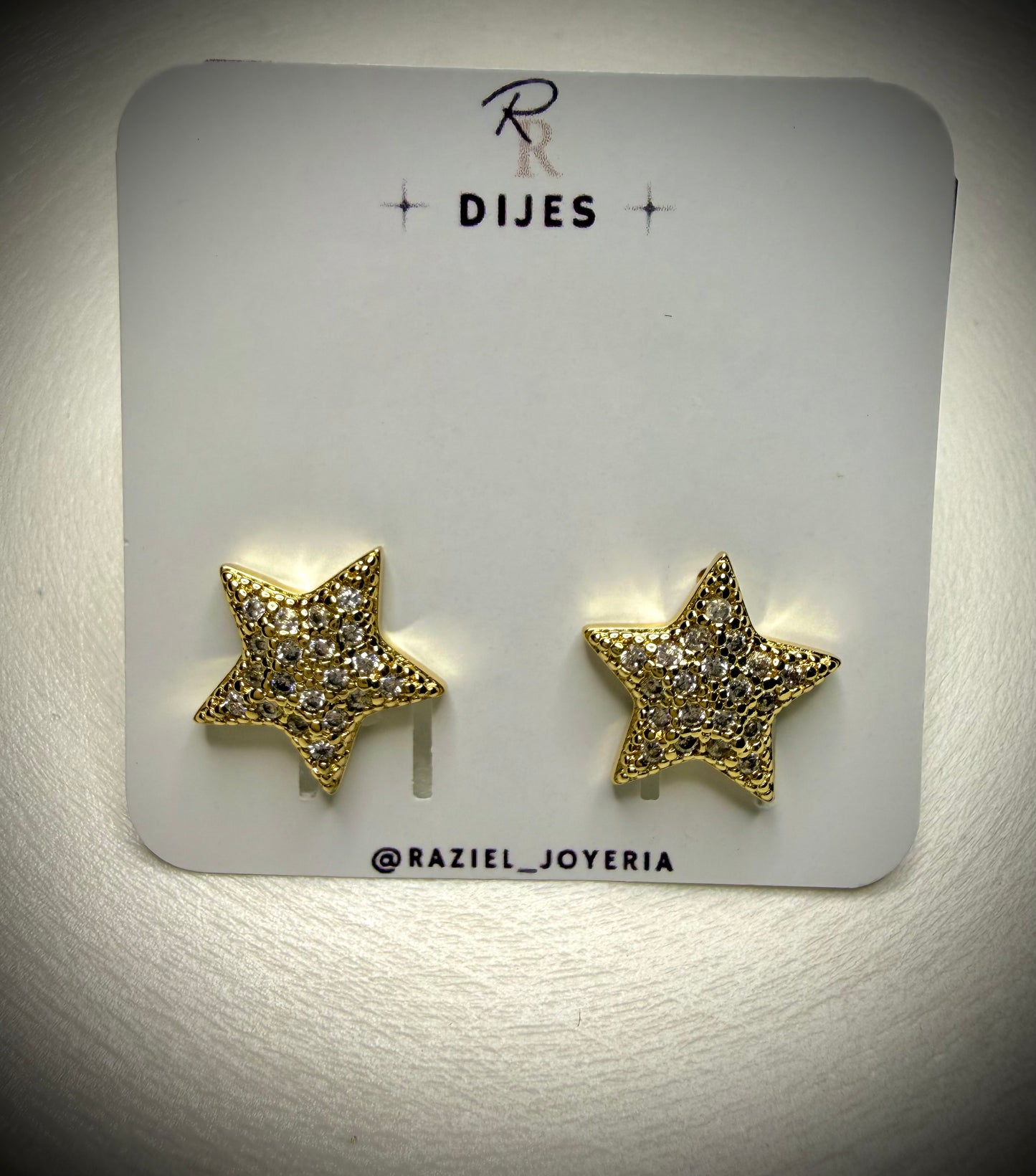 Aros Star Shine (Baño de Oro 18K)