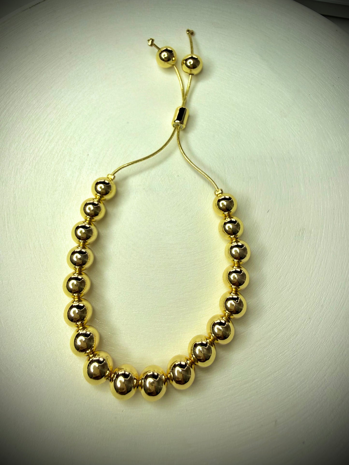 Pulsera Golden Beads (Baño de Oro 18K)