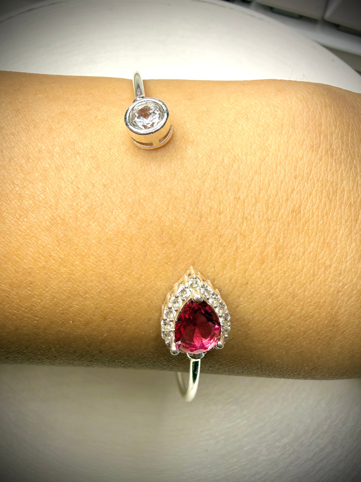 Esclava Ruby Drop (Plata 925)