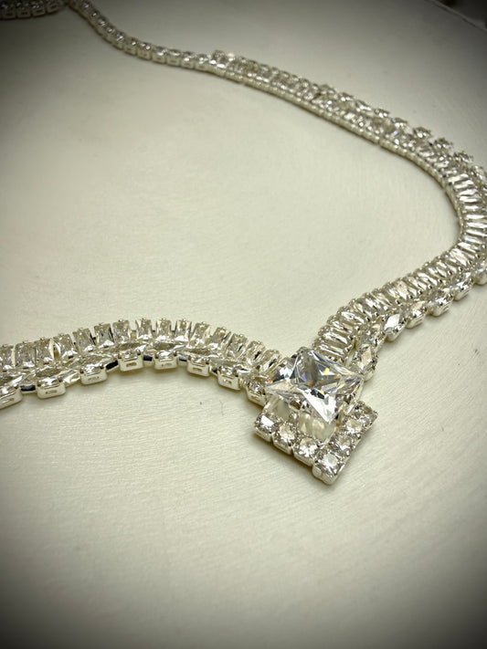 Collar Luxury Shine Square (Plata 925)