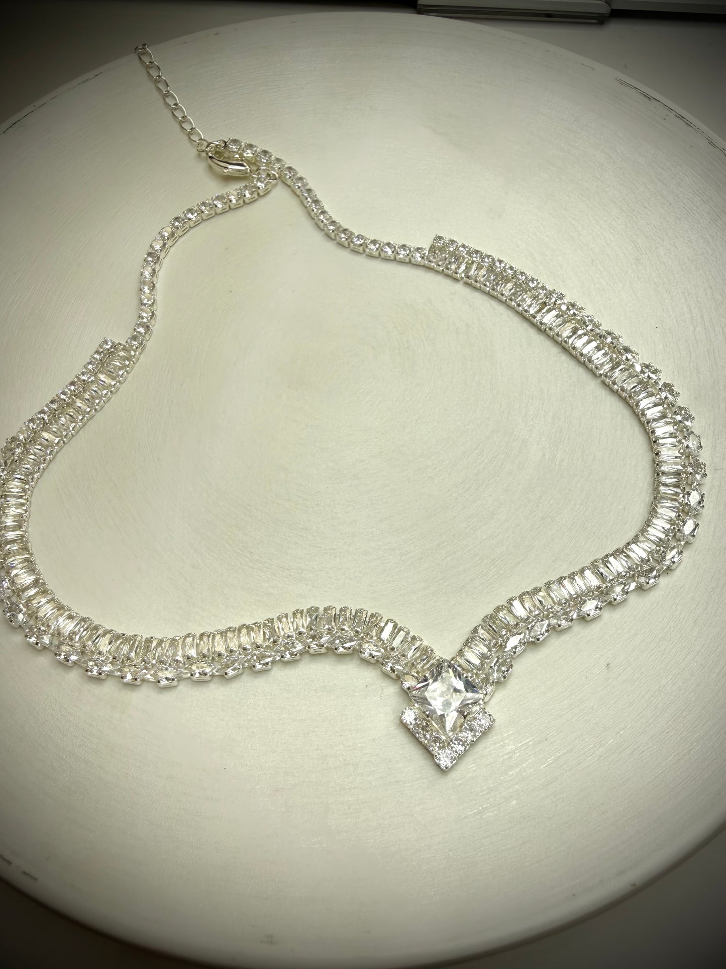 Collar Luxury Shine Square (Plata 925)