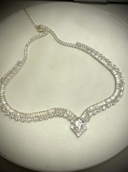 Collar Luxury Shine Square (Plata 925)