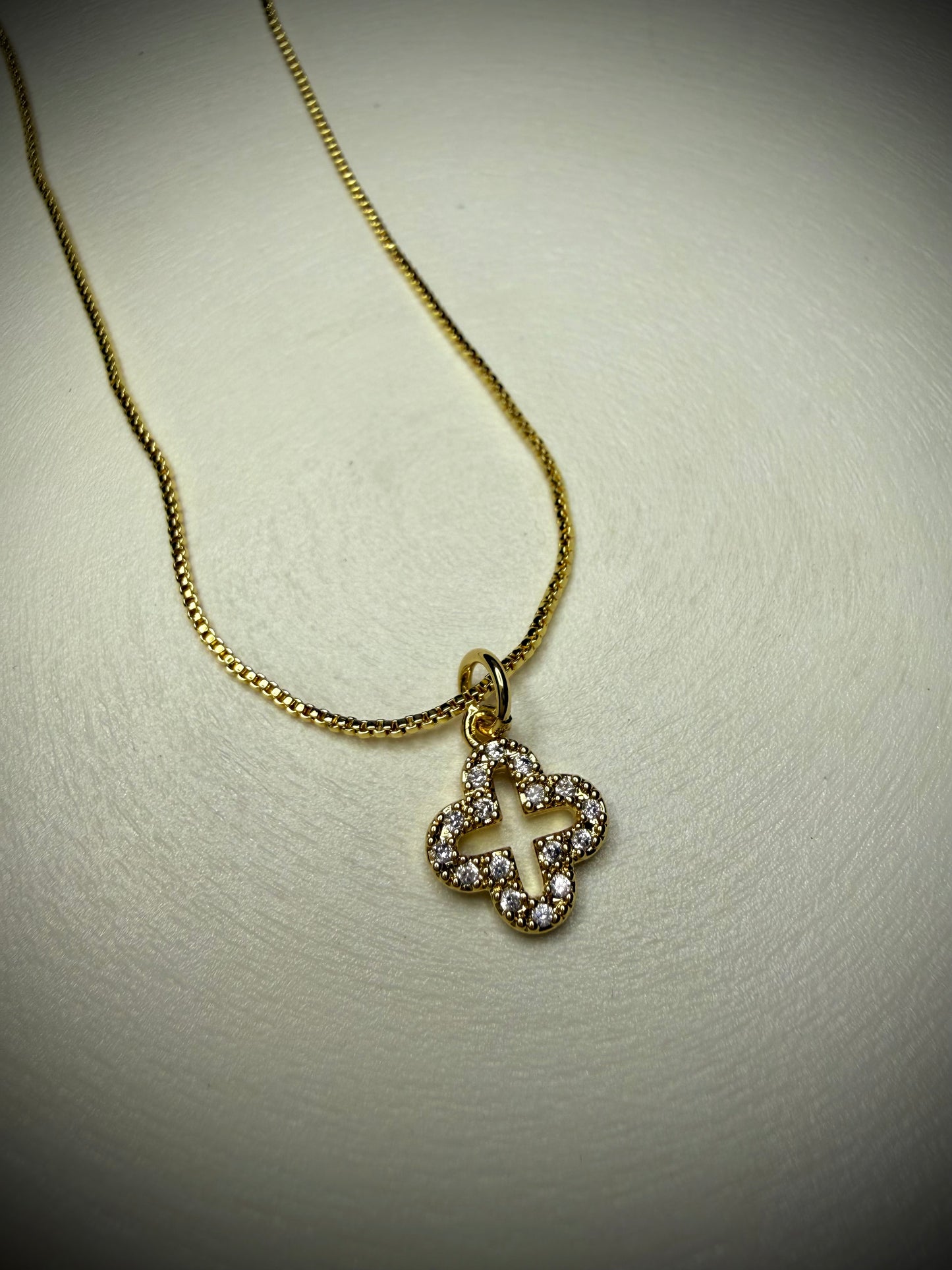 Collar Clover Shine (Baño de Oro 18K)