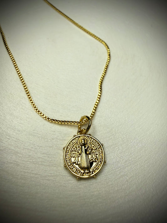 Collar San Benito Classic (Baño de Oro 18K)