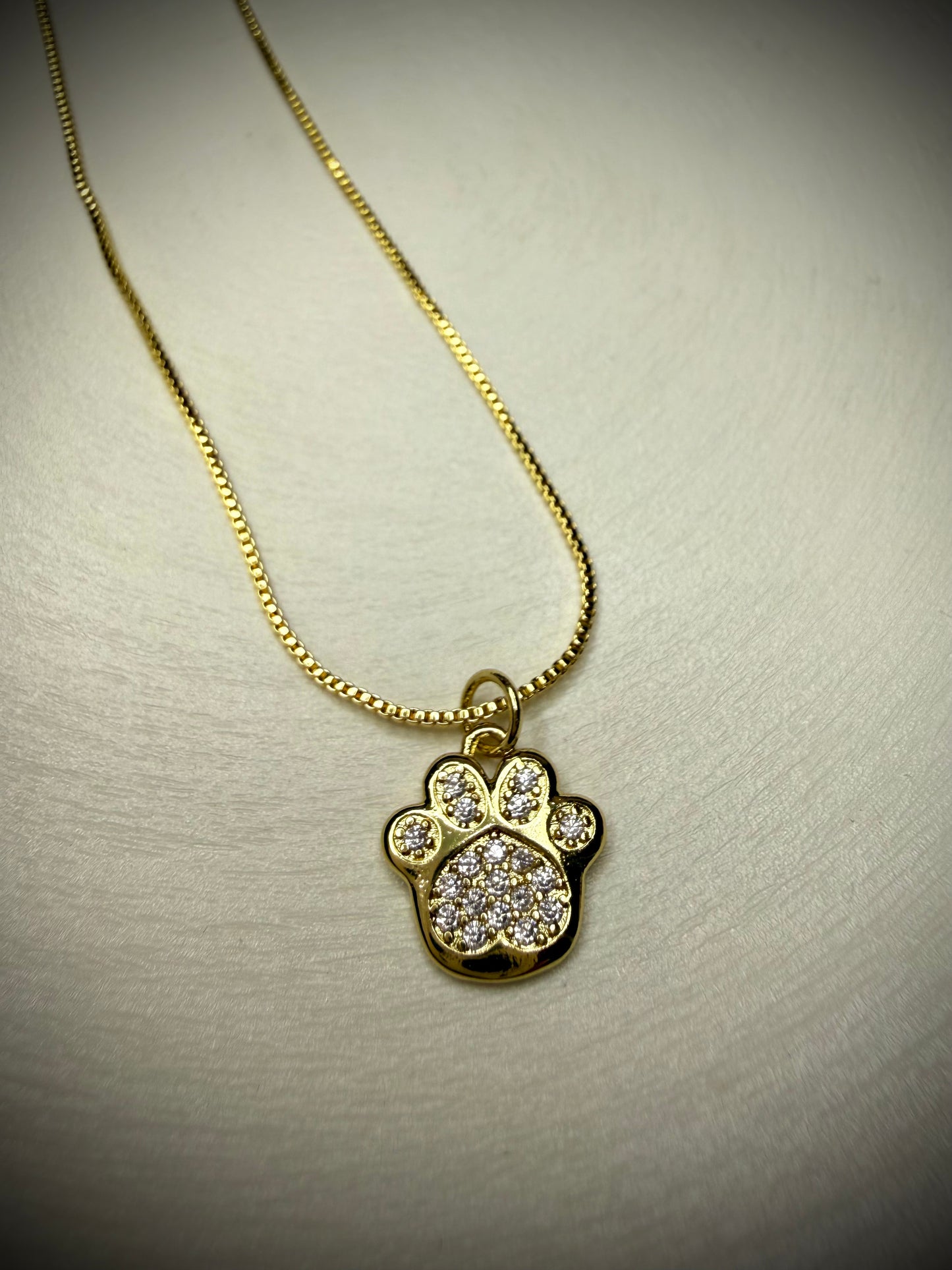 Collar Paw Shine (Baño de Oro 18K)