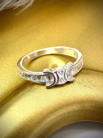 Anillo Símbolo Lunar (Plata Italiana 925)
