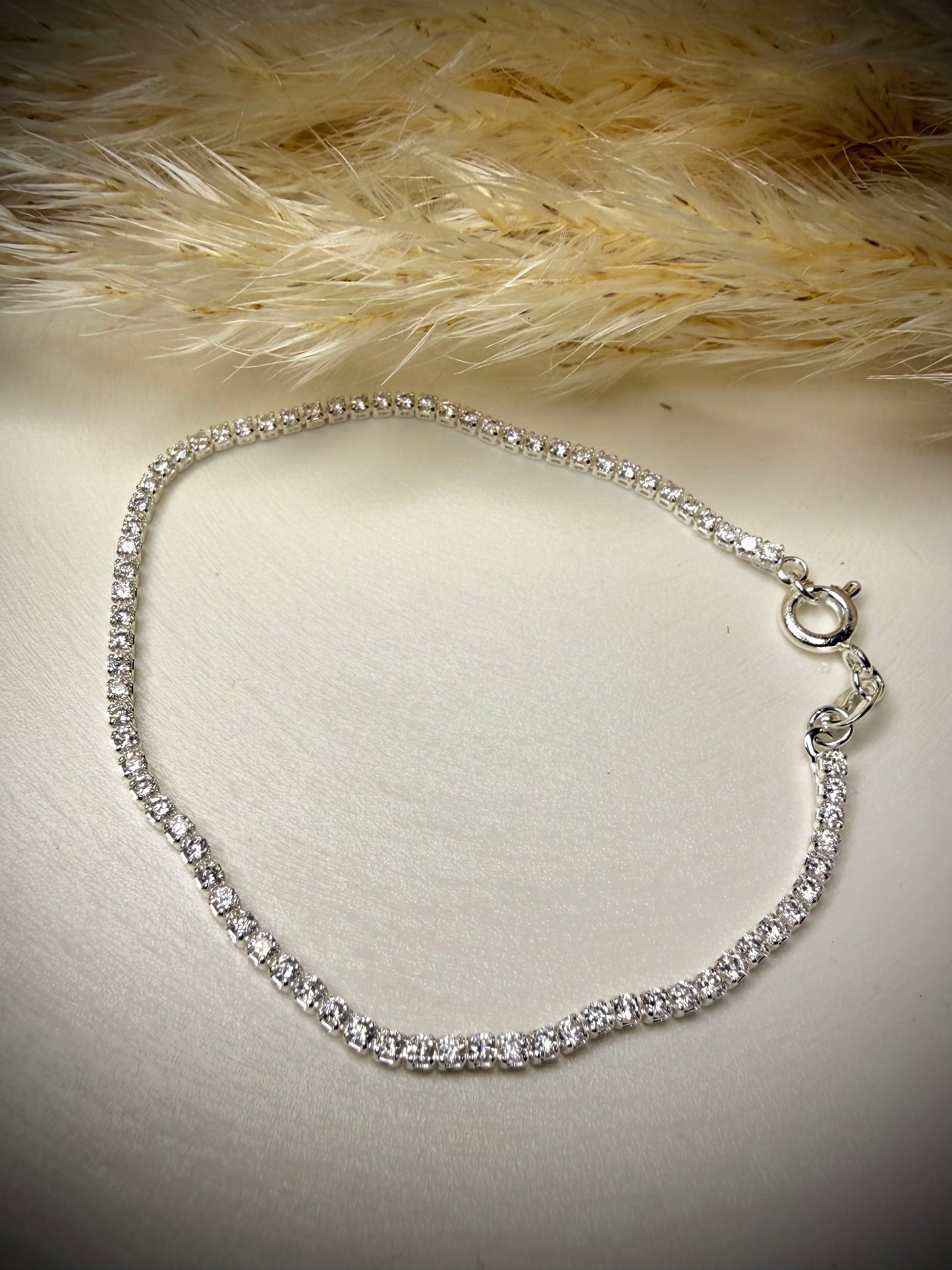 Pulsera Tennis Clásica (Plata Italiana 925)