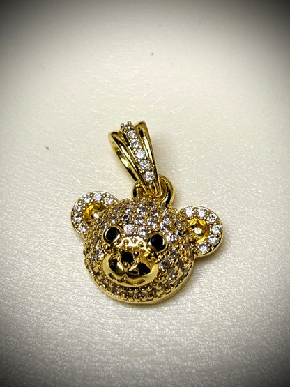 Dije Osito Pavé (Baño de Oro 18K)