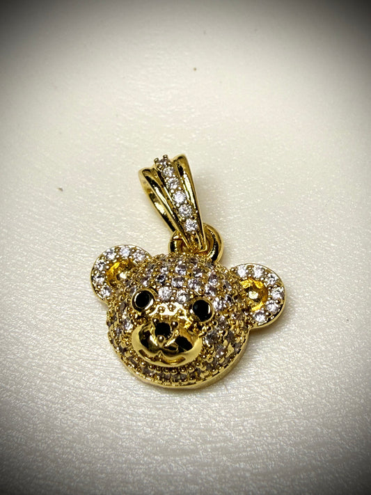 Dije Osito Pavé (Baño de Oro 18K)