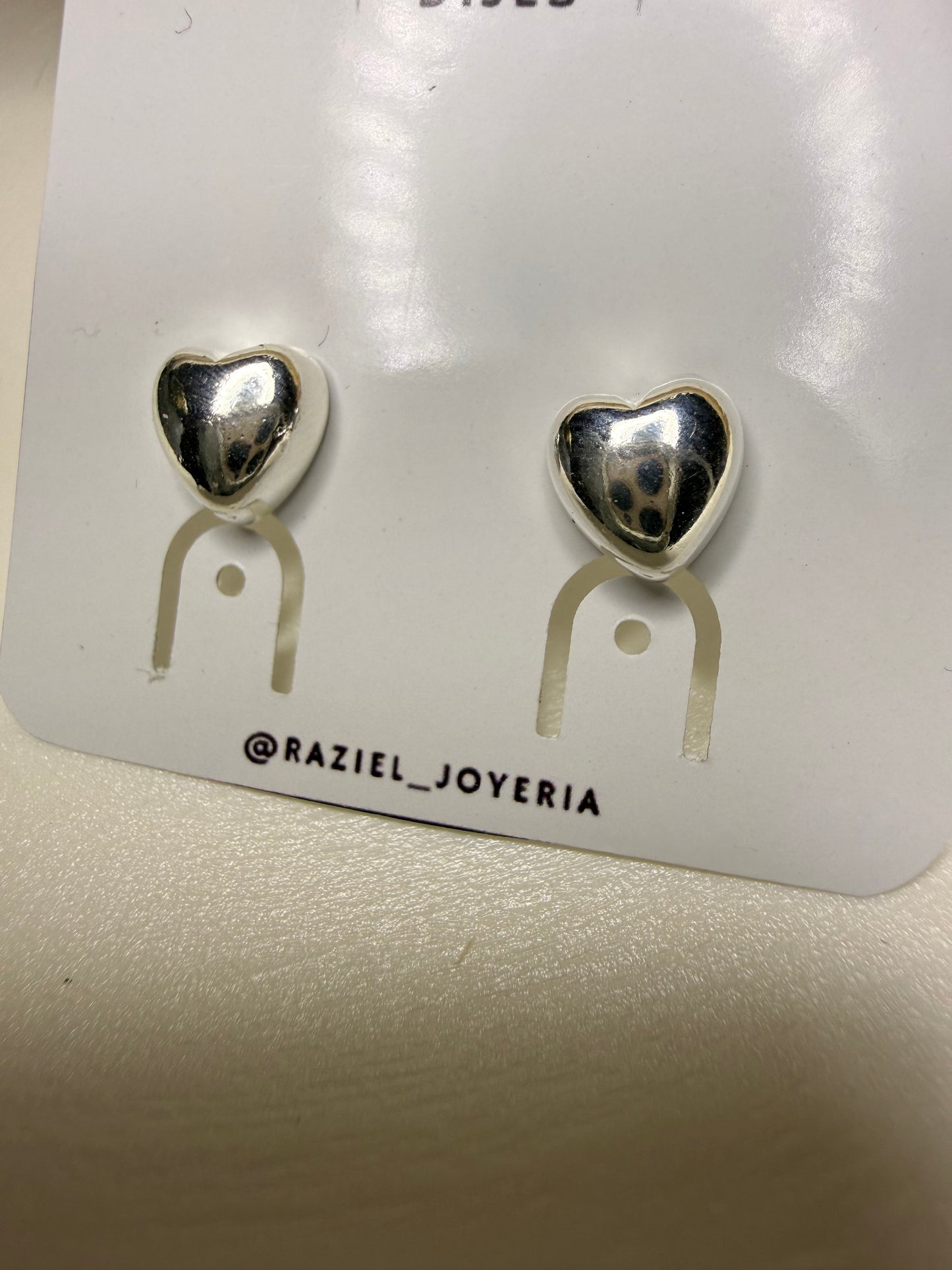 Aros Corazón Pulido (Plata Italiana 925)