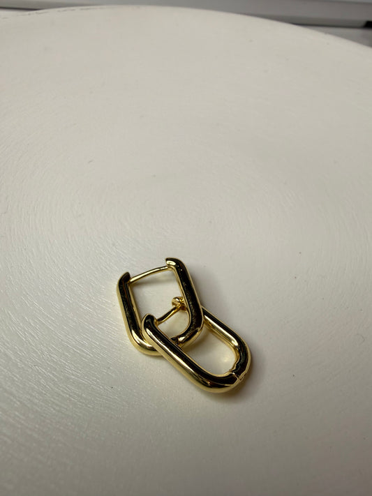 Aros Nova Recta — Baño de Oro 18K