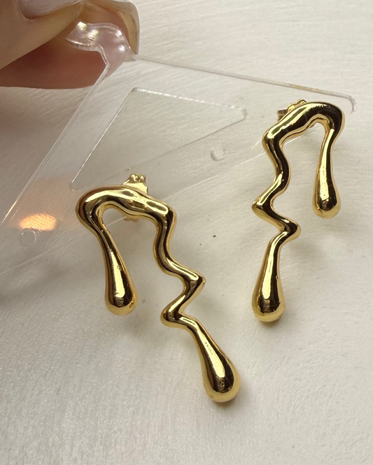 Aros Flow (Baño de Oro 18K)