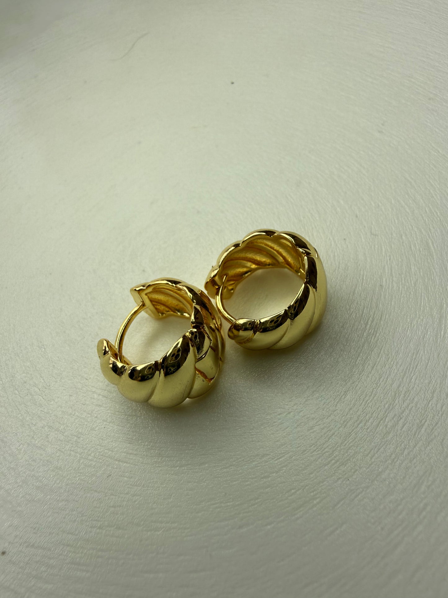 Aros Trenzza (Baño de Oro 18K)