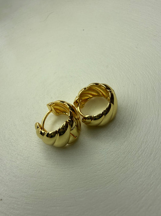 Aros Trenzza (Baño de Oro 18K)