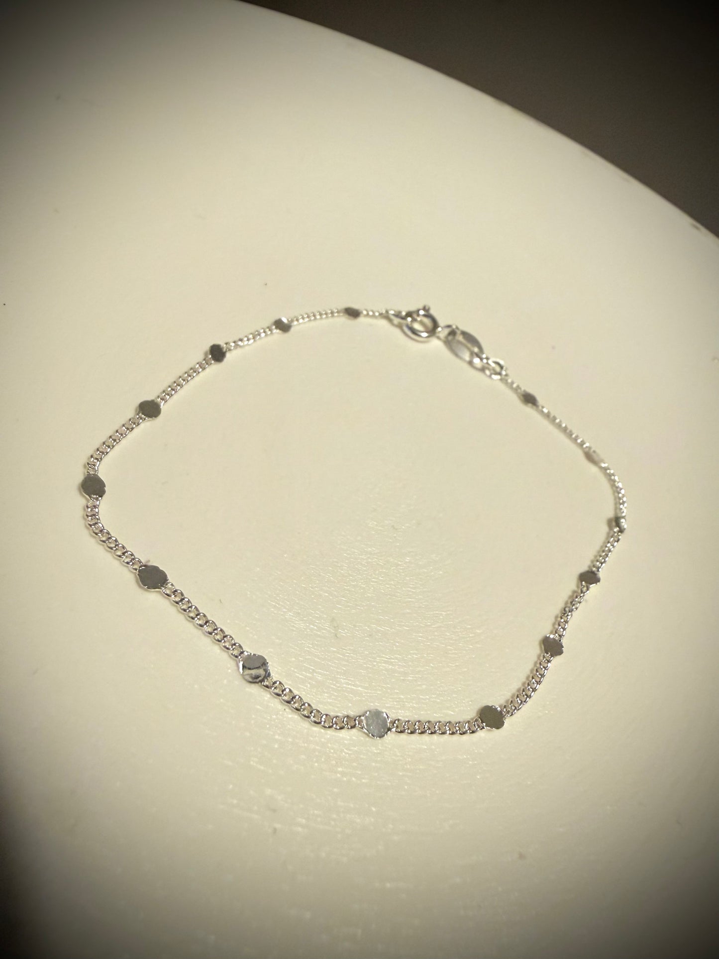 Pulsera Puntos Plata 925