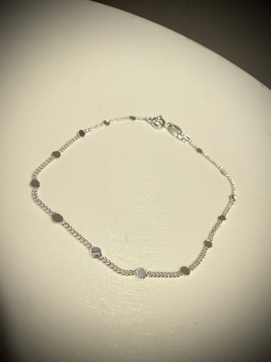 Pulsera Puntos Plata 925
