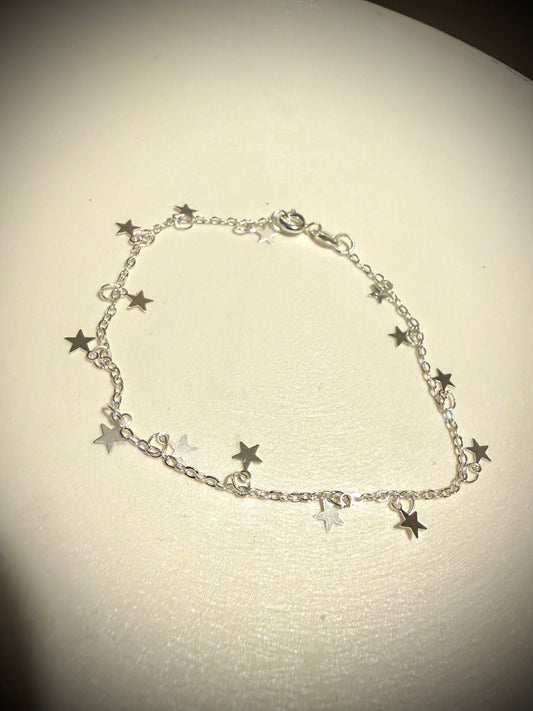 Pulsera Estrellas Plata 925