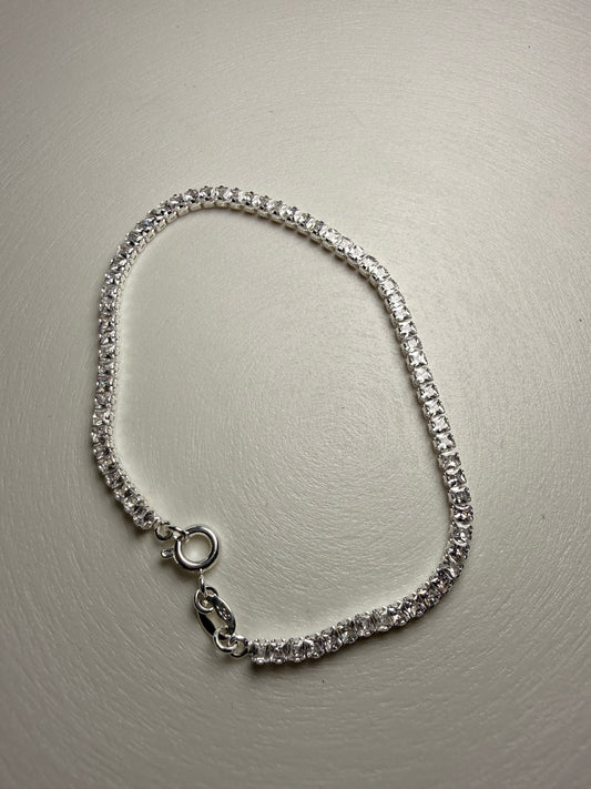 Pulsera Tennis Clásica – Plata 925