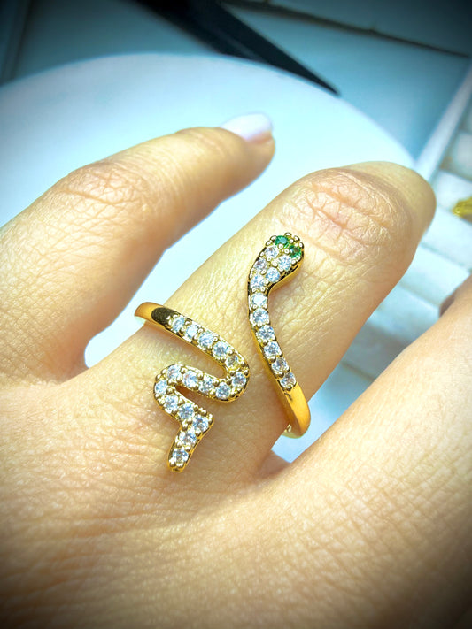 Anillo Tamara Serpiente Brillo