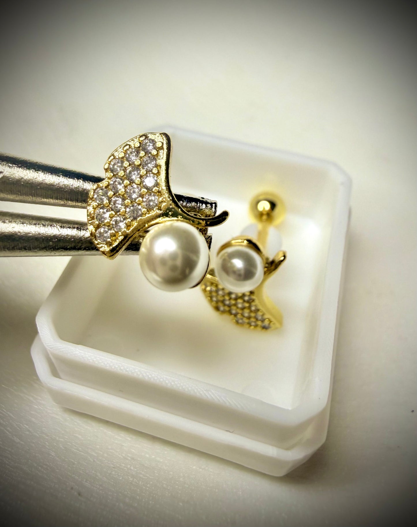Abridores Angelita Perla (Baño de Oro 18K)