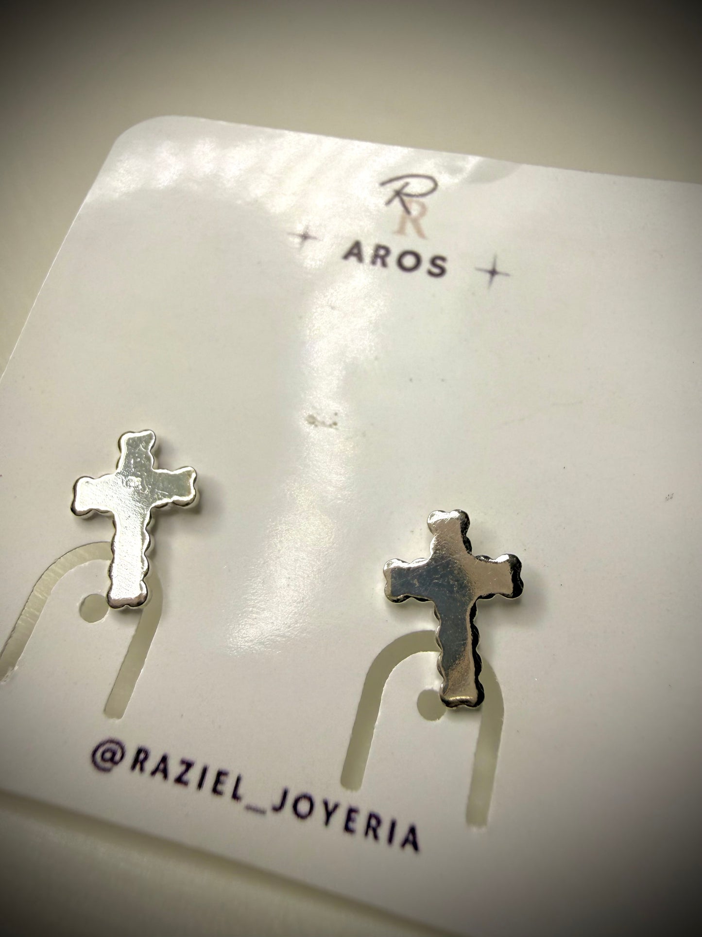 Aros Cruz Clásica (Plata 925)
