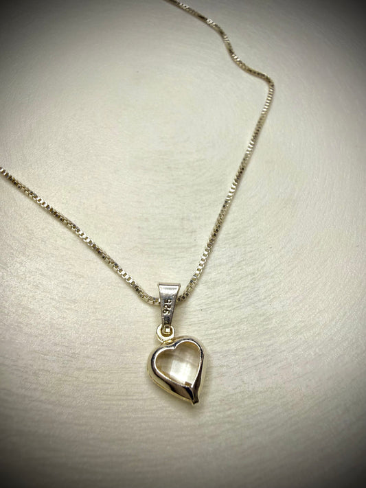 Collar Corazón Clásico (Plata 925)