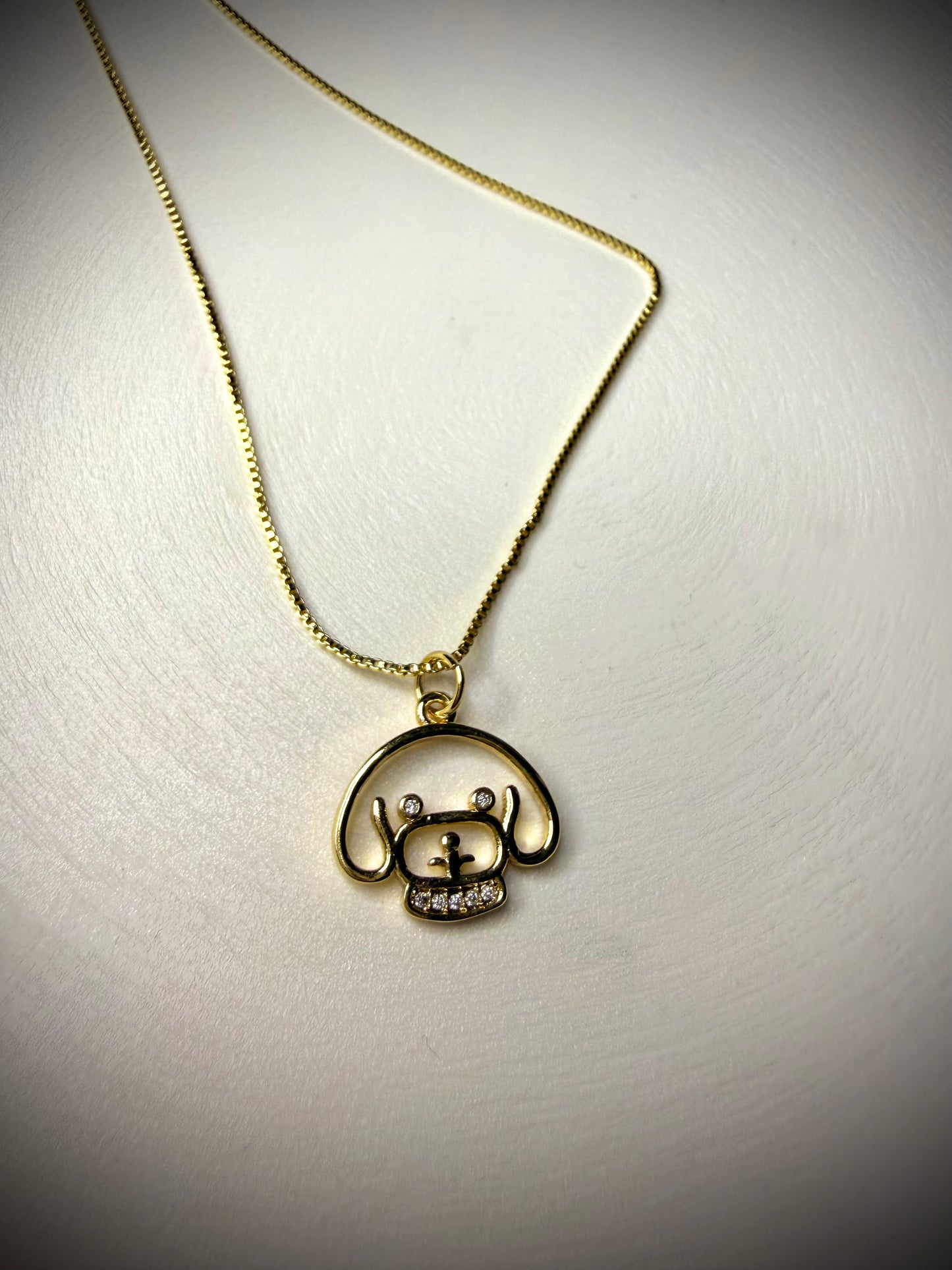 Collar Perrito (Baño de Oro 18K)