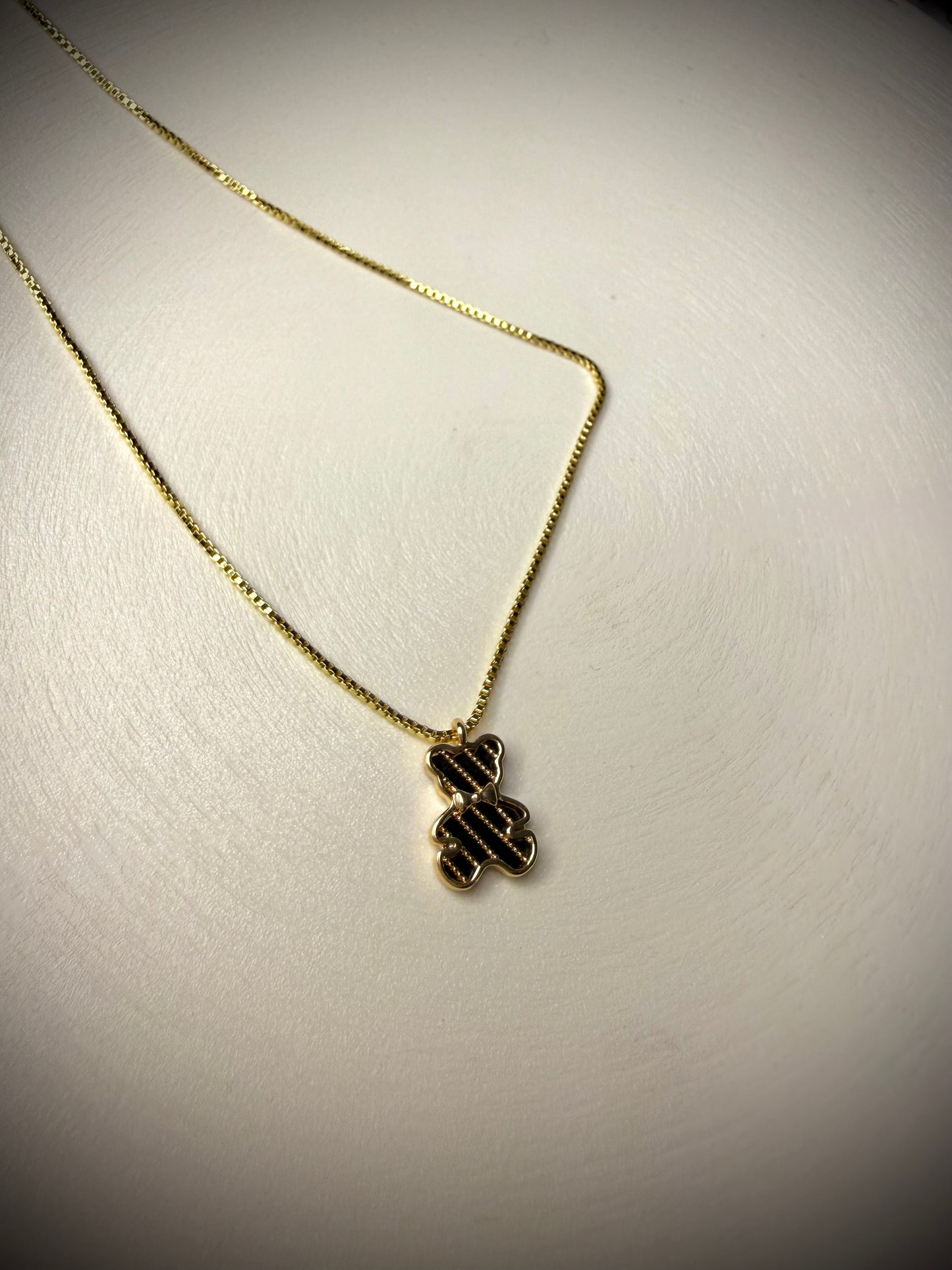 Collar Osito (Baño de Oro 18K)
