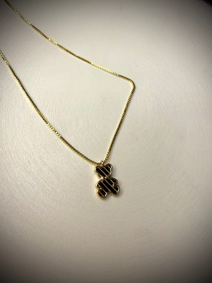 Collar Osito (Baño de Oro 18K)