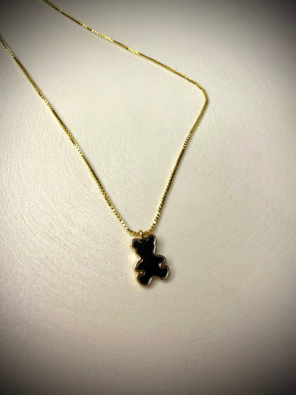 Collar Osito (Baño de Oro 18K)