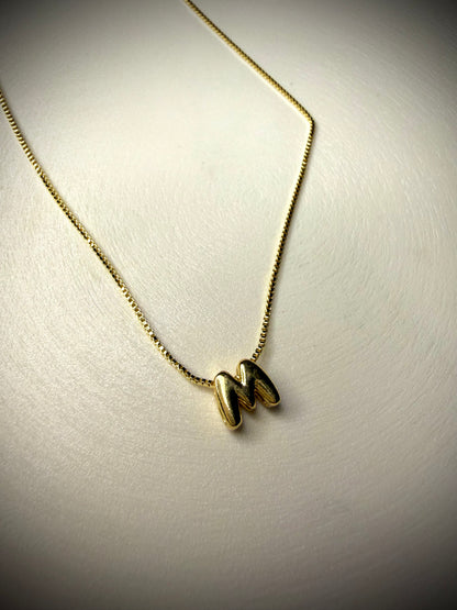 Collar Inicial Personalizada (Baño de Oro 18K)