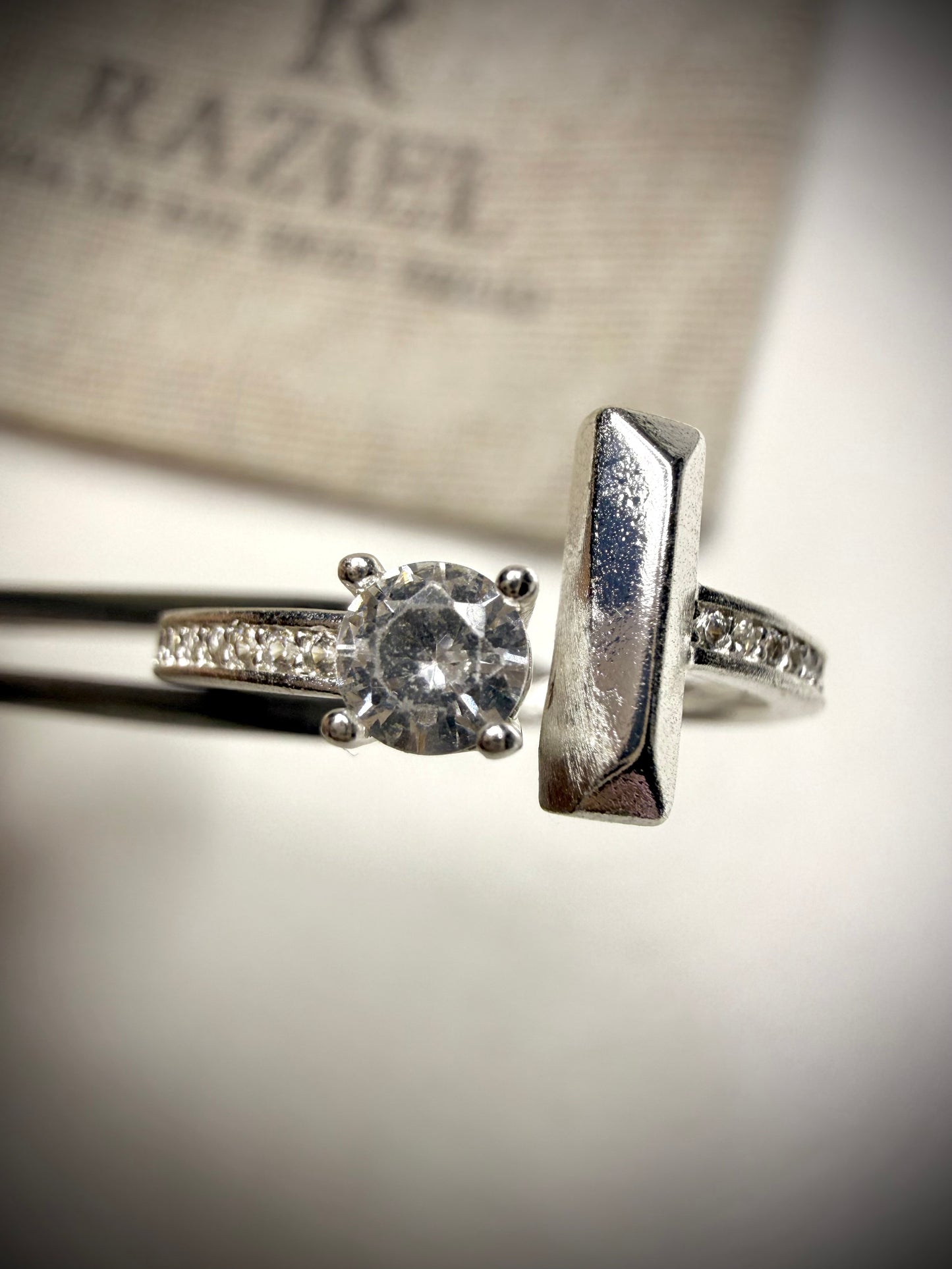 Anillo Ajustable Dual Brillo (Plata 925)