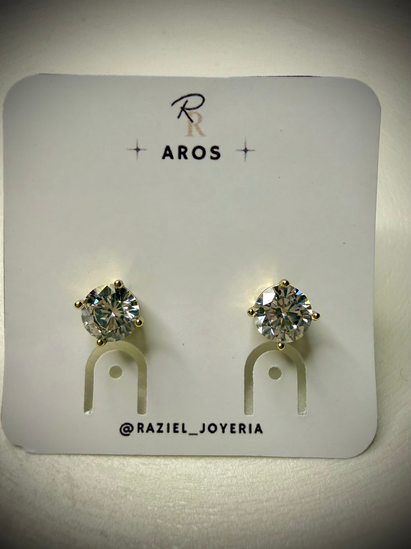 Aros Crystal Classic (Baño de Oro 18K)