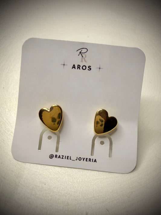 Aros Heart Gold (Baño de Oro 18K)